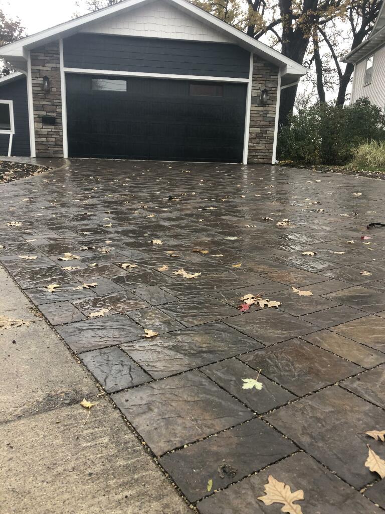Permeable Pavers in Driveway by Sequoia Landscape