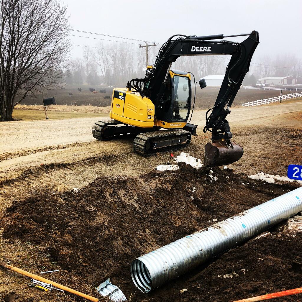 Driveway Drainage by Sequoia Landscape