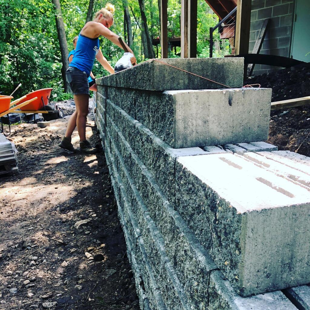 Retaining Wall by Sequoia Landscape