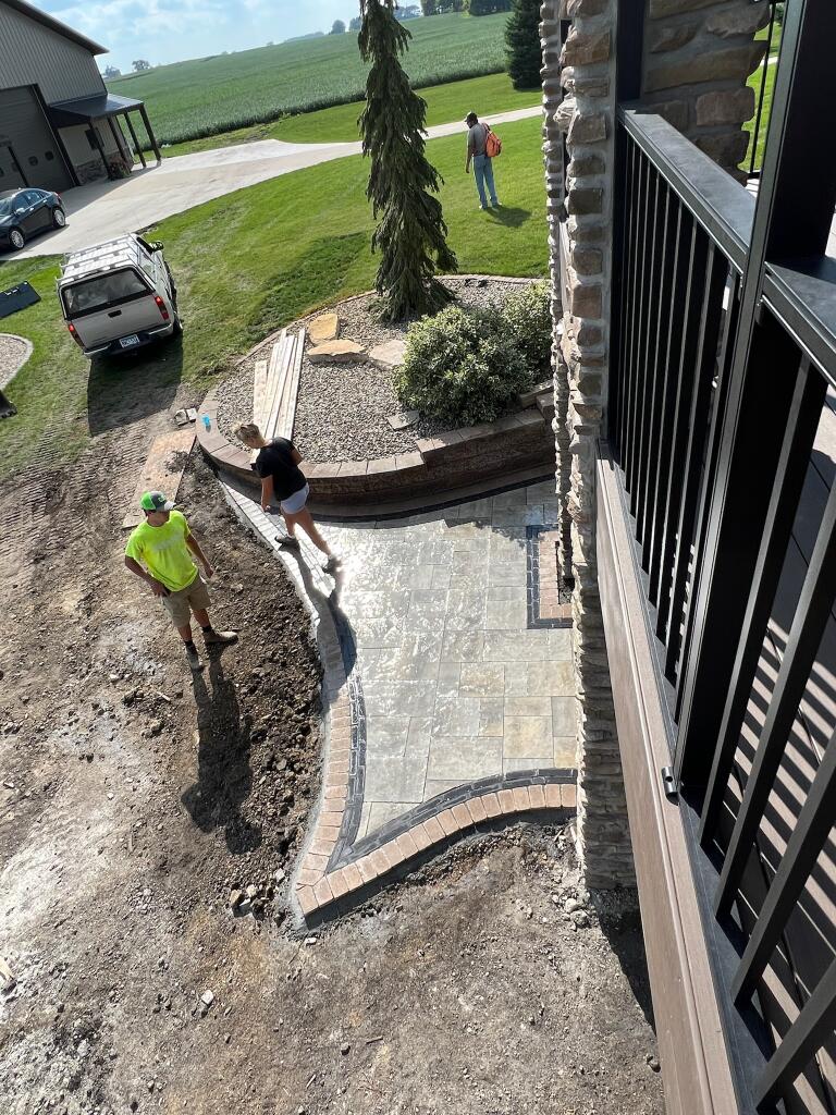 Base of Deck at Sequoia Landscape