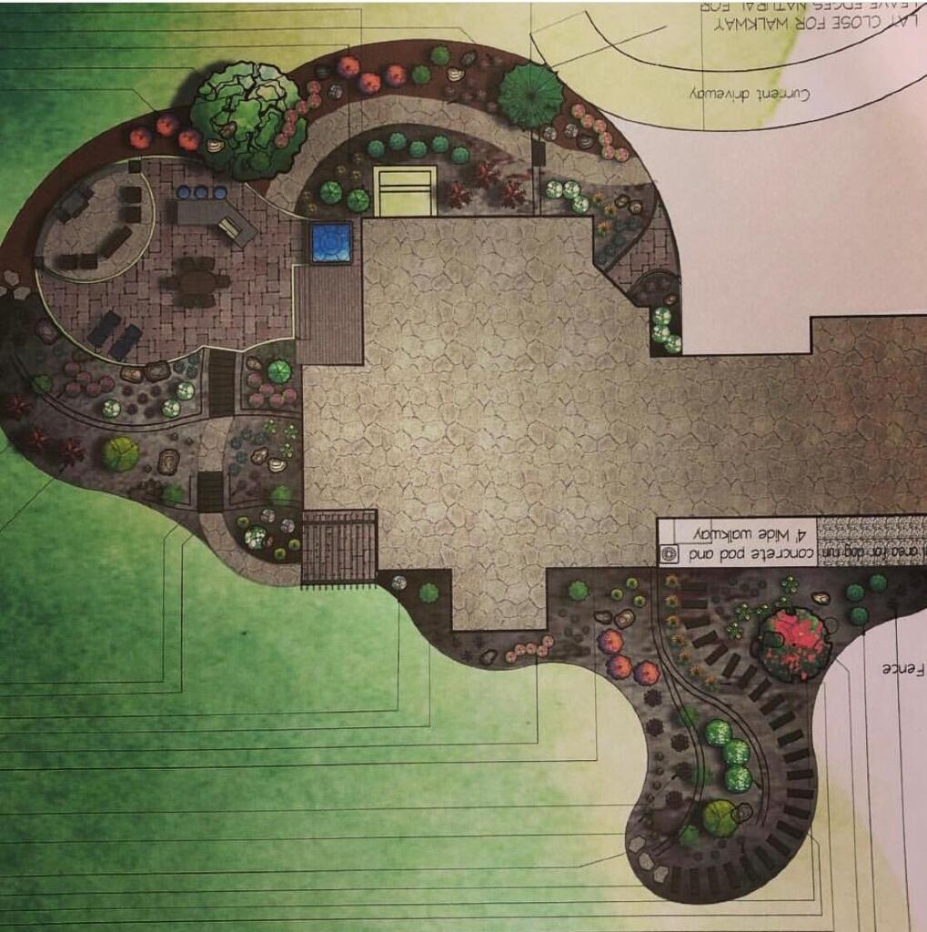 Landscape Plan at Sequoia Landscape