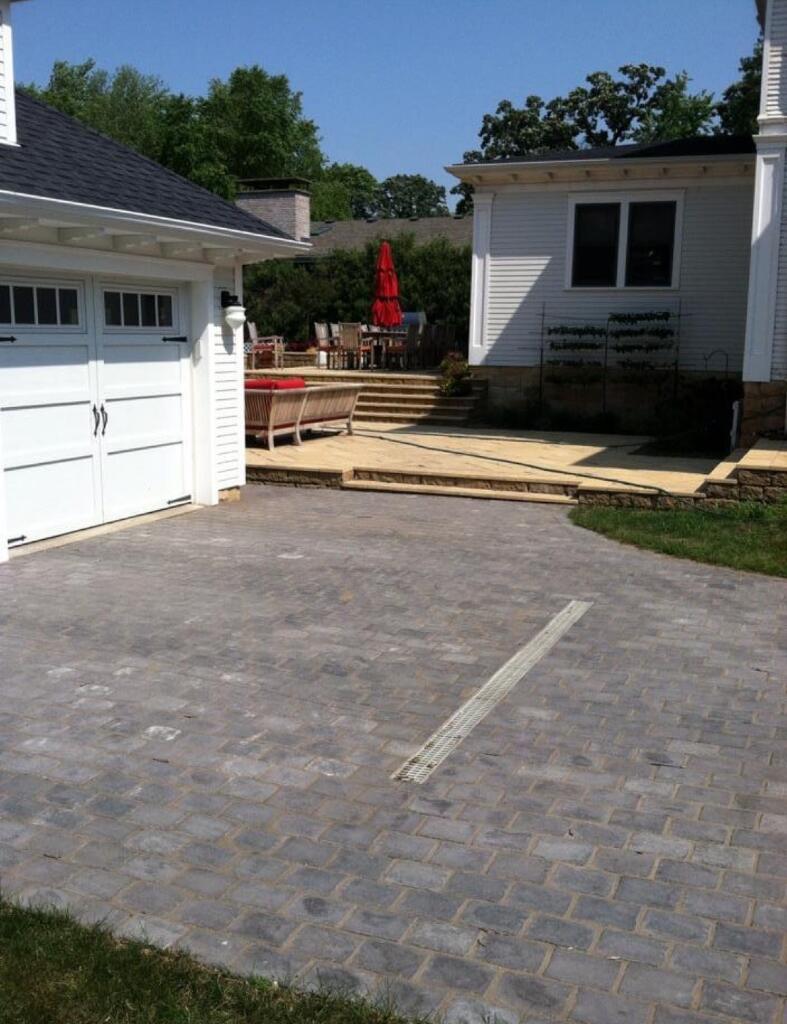 Terreced Patio at Sequoia Lanscape